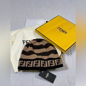 Fendi Wool Beanie, NWT AND BOX,
